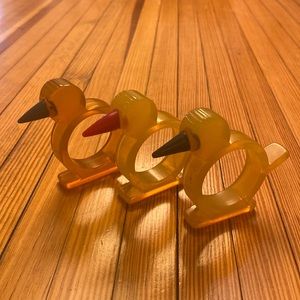 Vintage Bakelite napkin rings